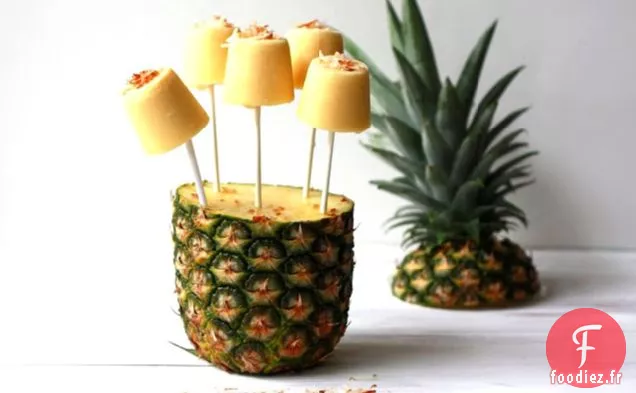 Ananas À La Noix De Coco Yaourt Pop