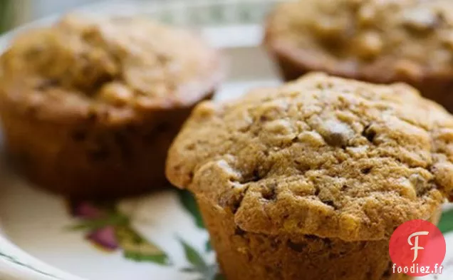 Muffins aux Pépites de Chocolat aux Noix de Café