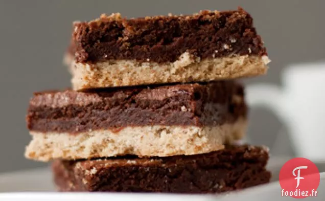 Barres de Brownie sablées Espresso