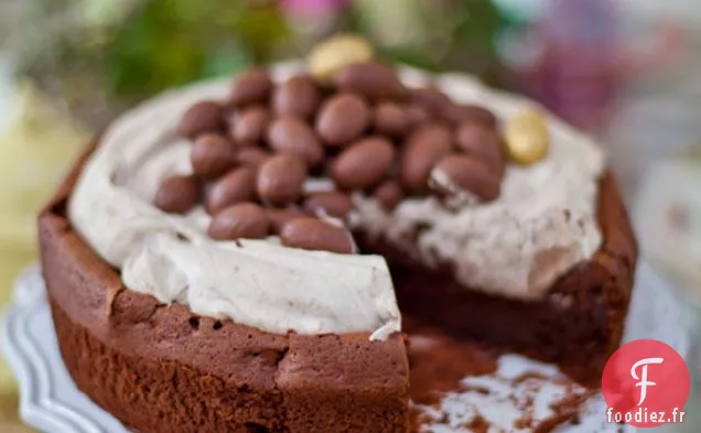 Gâteau de Cratère au Chocolat Moka