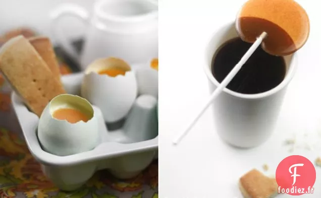 Sucettes Au Café (café Sur Un Bâton)
