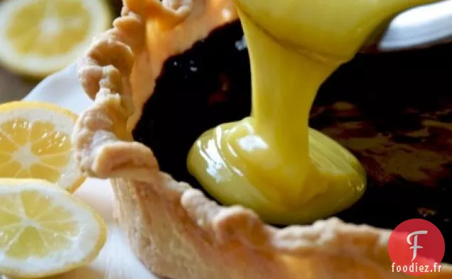 Tarte au Caillé au Citron Meyer Avec Ganache Expresso