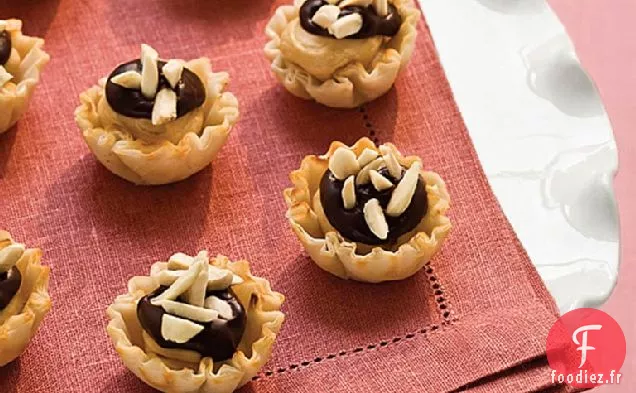 Tartelettes au Fromage au Chocolat et au Café