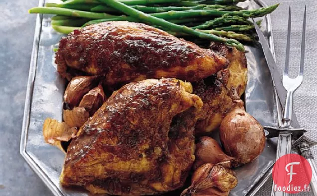 Poitrines de Poulet Glacées avec Sauce BBQ au Café