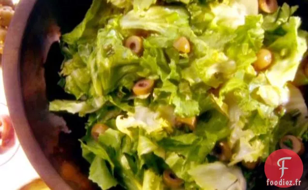 Salade d'Escaroles avec Vinaigrette aux Anchois