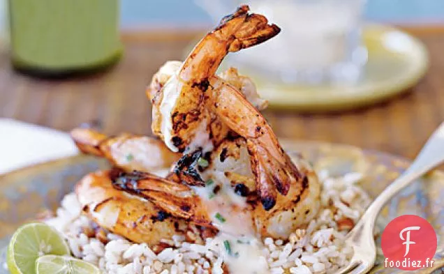 Crevettes Grillées au Citron Vert