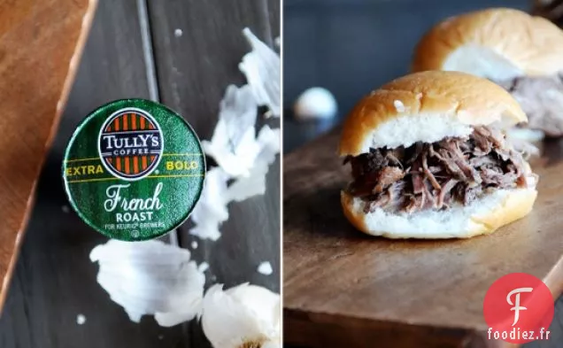 Rôti De Boeuf Au Café Et À L'Ail À La Mijoteuse