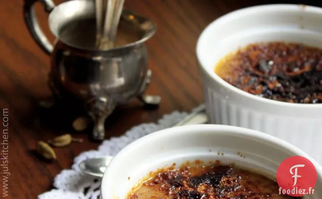 Crème Brûlée Au Café Et À La Cardamome