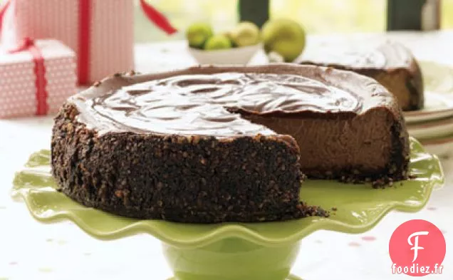 Gâteau au Fromage au Chocolat et Cappuccino