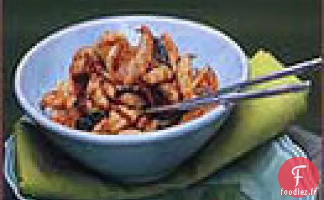 Crevettes épicées au Basilic