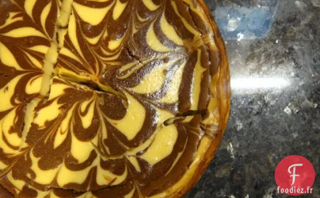 Gâteau au fromage marbré Bailey's (Café irlandais)