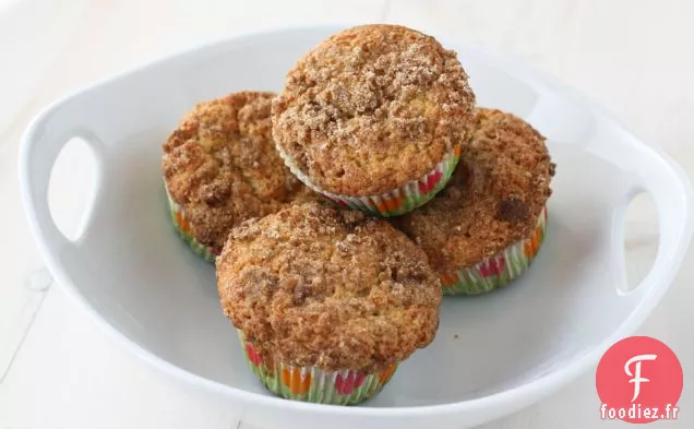 Muffins de Pause Café à la Cannelle Et aux Pommes