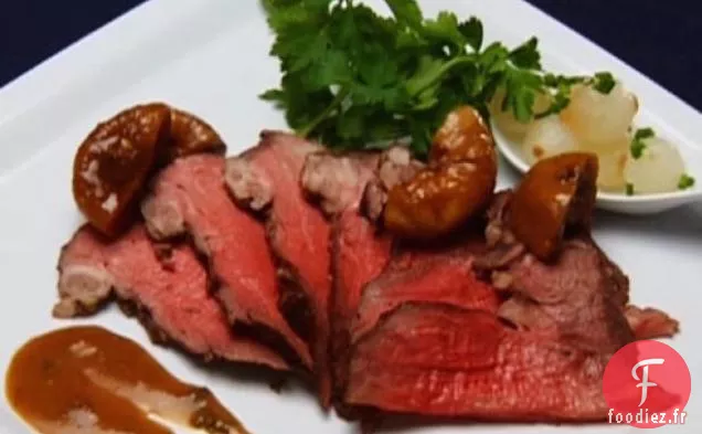 Filet de Bœuf avec Glaçage à la Figue Balsamique au Café du Costa Rica