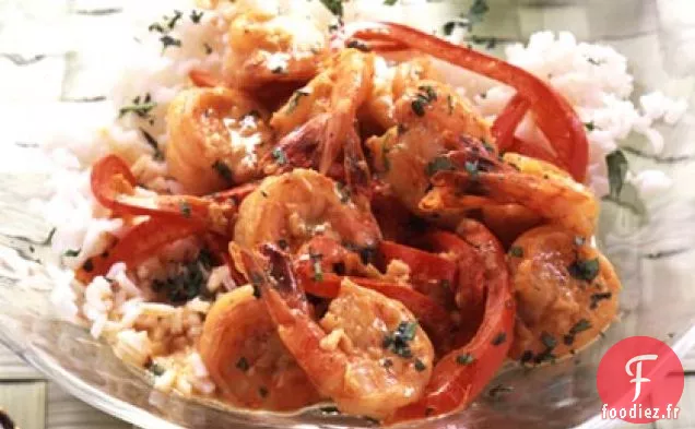 Crevettes au Curry à la Noix de Coco