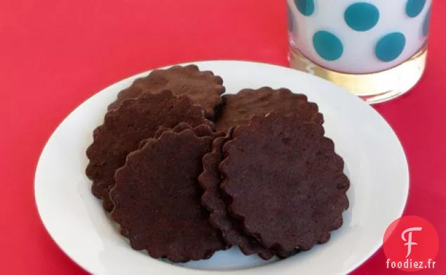 Biscuits de Gaufrette de Cayenne au Chocolat