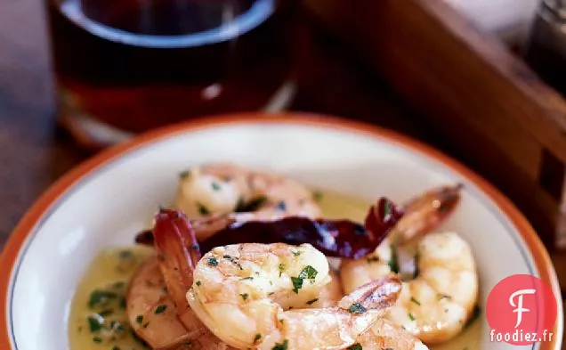 Crevettes à l'Ail à l'Huile d'Olive