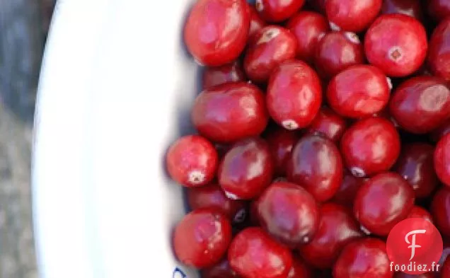 Sauce Aux Canneberges Au Miel Et À L'Orange