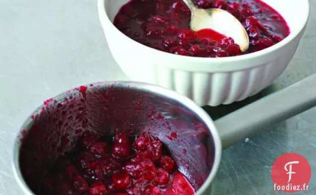 Sauce aux Canneberges
