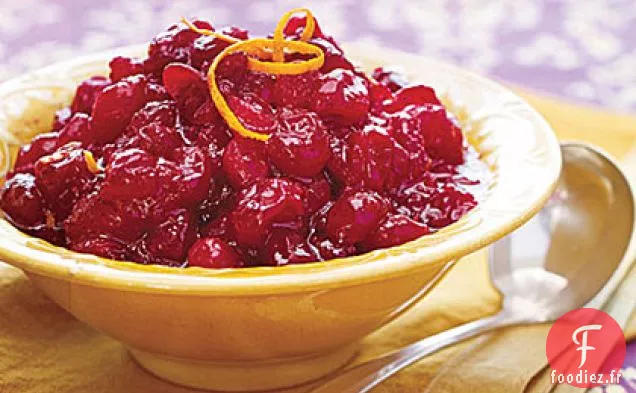 Sauce au Gingembre et aux Canneberges