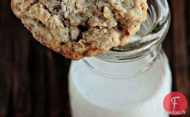 Biscuits À L'Avoine Aux Raisins Secs Aux Canneberges