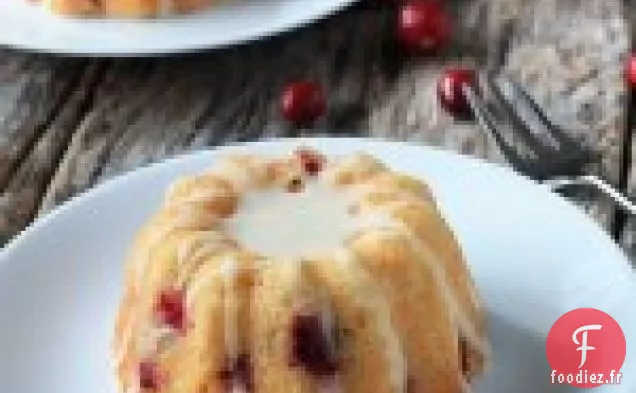 Gâteau Bundt aux Canneberges et à l'Orange