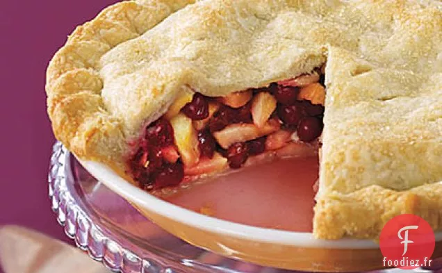 Tarte aux Canneberges et aux Poires