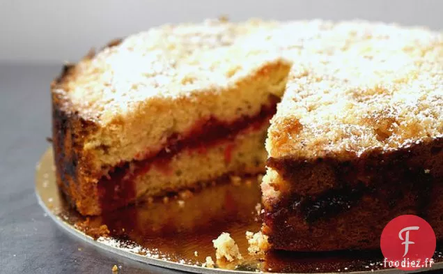 Gâteau au Café Aux Canneberges et à la Vanille