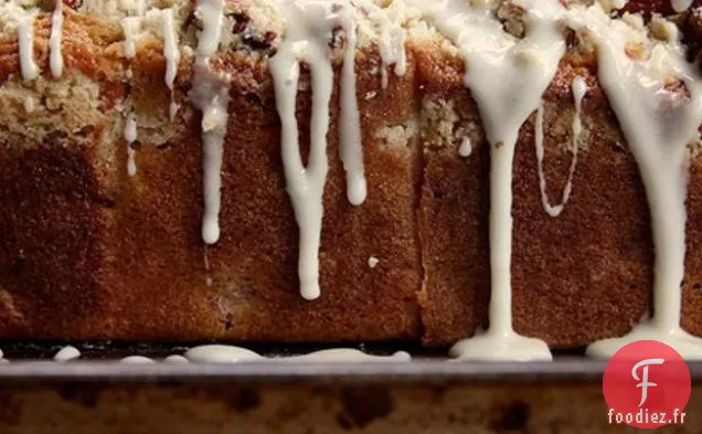 Gâteau au Café aux Canneberges et aux Noix de Pécan