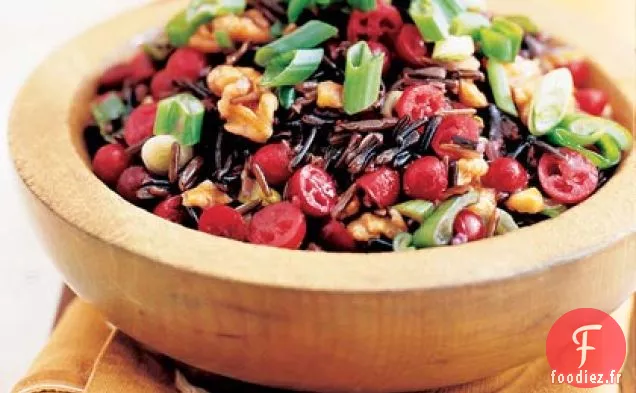 Salade de Riz Sauvage et de Canneberges