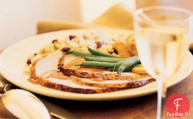 Poitrine de Dinde Saumurée au Jus de Canneberge