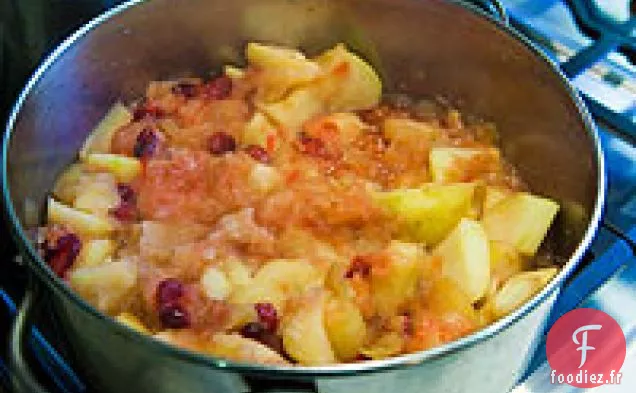 Compote de Pommes aux Canneberges