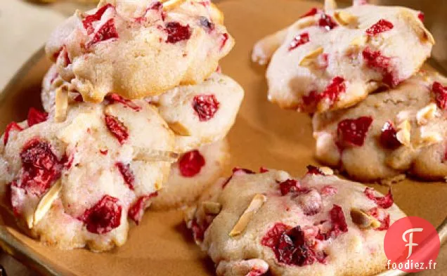 Biscuits aux Canneberges et aux Amandes