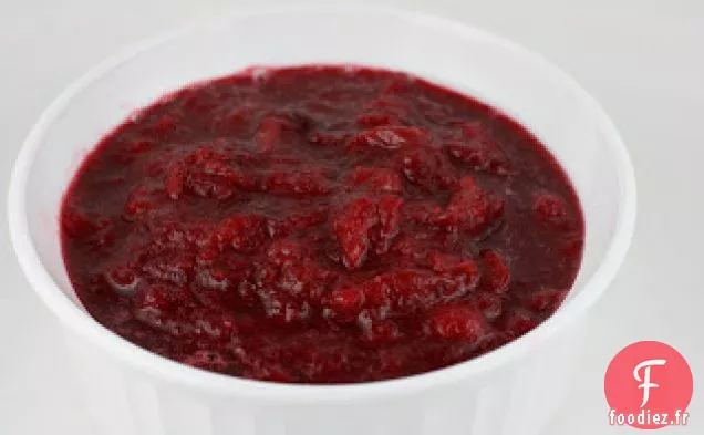 Recette de Sauce aux Canneberges Maison