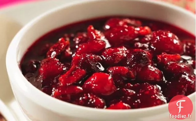 Sauce aux Canneberges