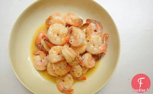 Crevettes au Xérès du Sud