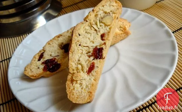 Biscotti Aux Amandes Et aux Canneberges