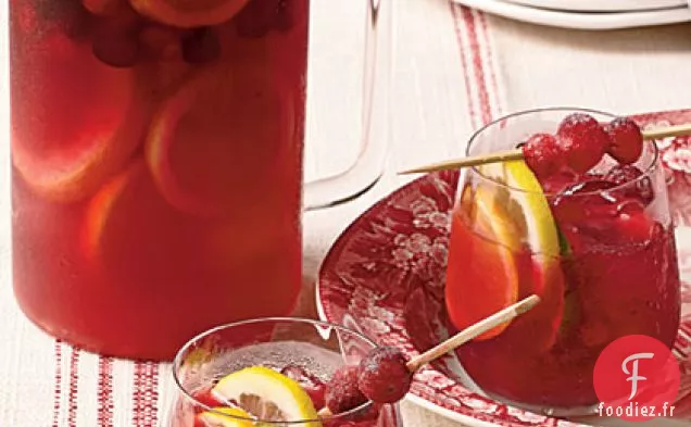 Sangria aux Canneberges