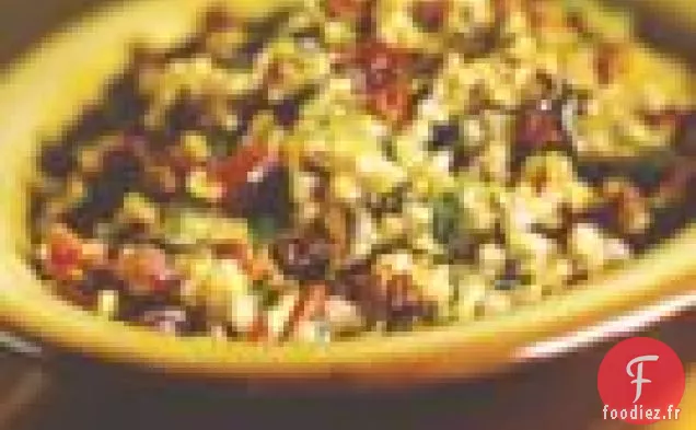 Pilaf De Riz Sauvage Aux Canneberges Séchées Et Pacanes