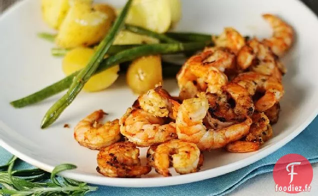 Crevettes au citron vert grillées (de Recipezaar)