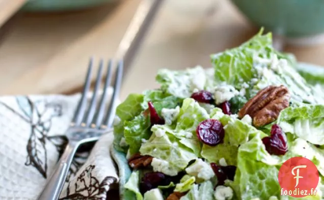Salade De Canneberges Avec Vinaigrette Aux Graines De Pavot