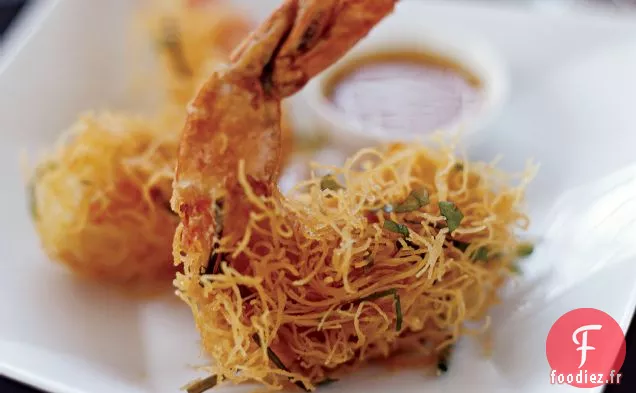 Crevettes Croustillantes en croûte de Kataifi