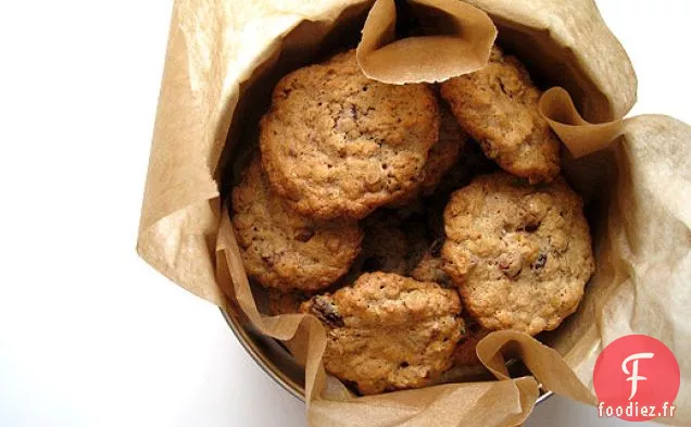 Biscuits À L'Avoine Aux Pacanes Et Aux Canneberges