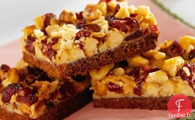 Barres de Canneberges au Chocolat