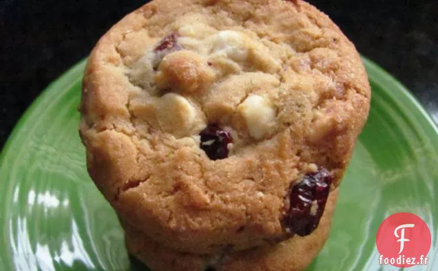 Biscuits aux Canneberges Et Fraises Au Chocolat Blanc