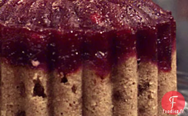 Pudding Cuit à la Vapeur aux Canneberges
