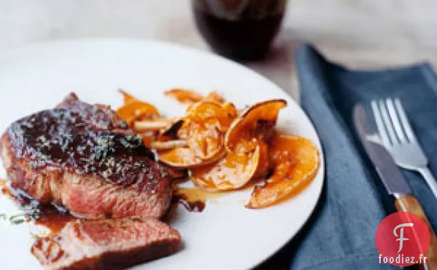 Steak À La Sauce Aux Canneberges