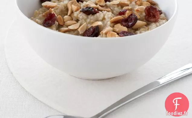 Gruau de nuit aux Amandes et aux Canneberges séchées