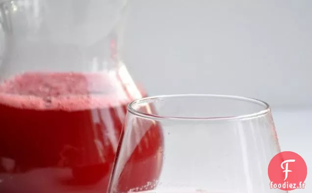 Jus de Canneberge Frais Fait Maison