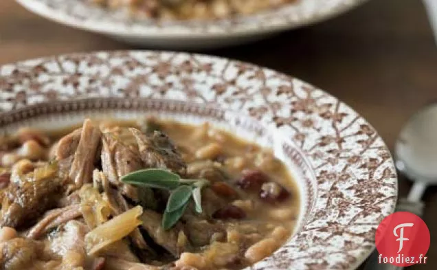 Rôti de Porc aux Haricots Blancs et aux Canneberges