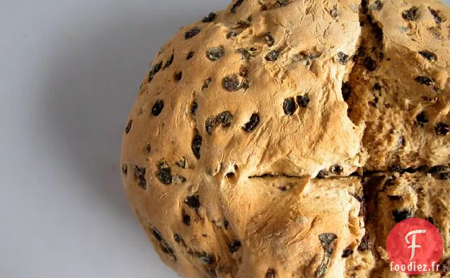 Pain De Soude Brun Aux Groseilles Et Au Cumin